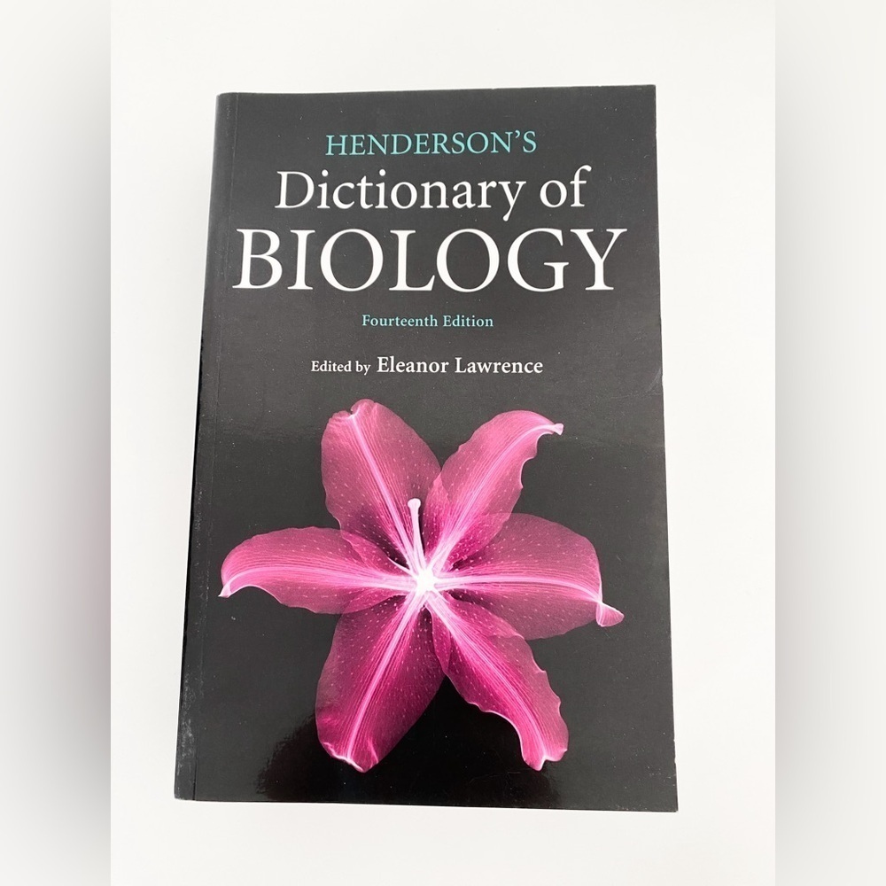 Henderson’s Dictionary of Biology textbook